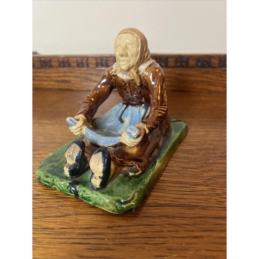 Påltorperskan Swedish Figurine Palter Woman Paltor Petsian Pottery Rare Vintage